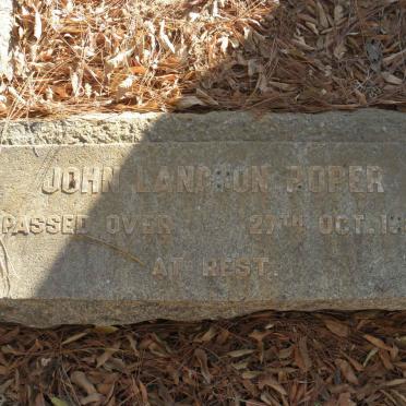 ROPER John Langton -1958