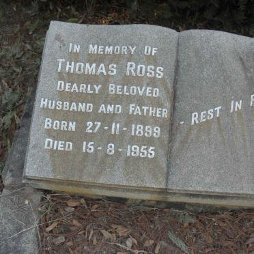 ROSS Thomas 1899-1955