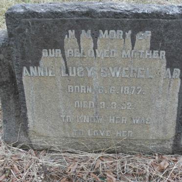 SWEGELAAR Annie Lucy 1877-1952