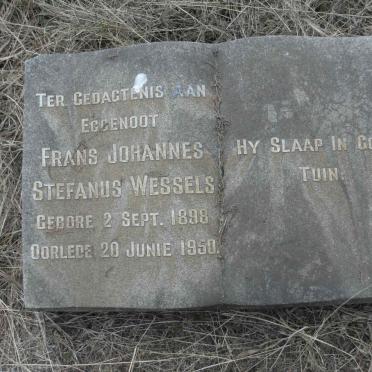 WESSELS Frans Johannes Stefanus 1898-1950