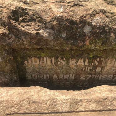 RALSTON John S. 1887-1928