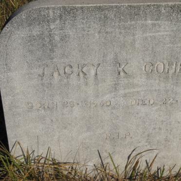 COHEN Jacky K. 1940-1971
