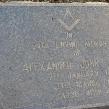INNES Alexander John 1881-1951