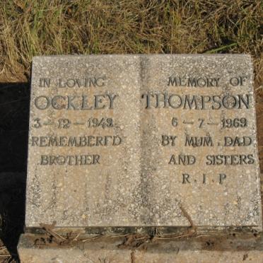THOMPSON Ockley 1949-1969