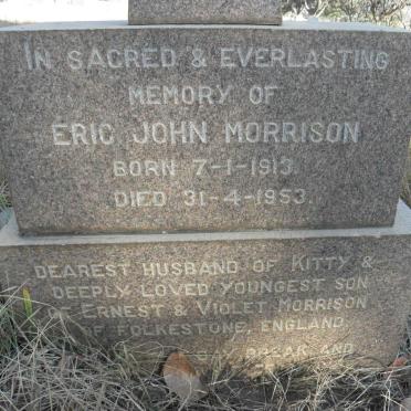 MORRISON Eric John 1913-1953