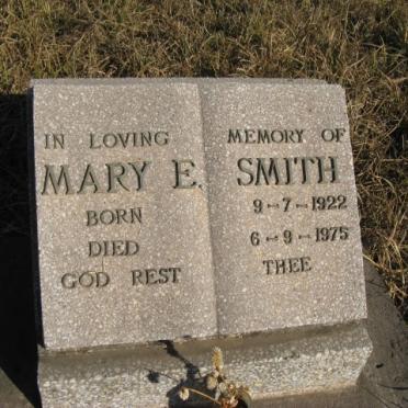 SMITH Mary E. 1922-1975