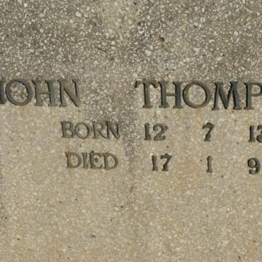 THOMPSON John 1913-1991