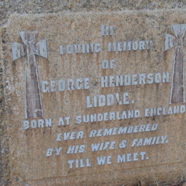 LIDDLE George Henderson 