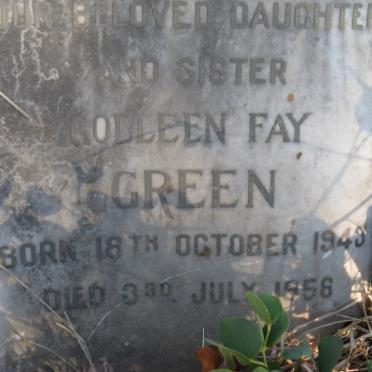 GREEN Colleen Fay 1943-1956