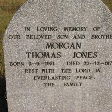 JONES Morgan Thomas 1951-1970