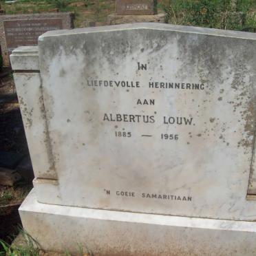 LOUW Albertus 1885-1956
