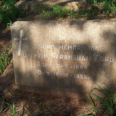 FORD Quentin Stransham 1889-1955