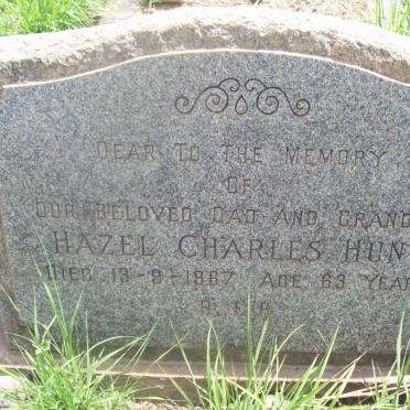 HUNT Hazel Charles -1967