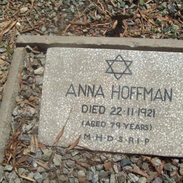 HOFFMAN Anna -1921
