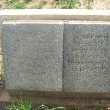 JORDAAN Barend Francois 1915-1971