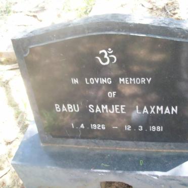 LAXMAN Babu Samjee 1926-1981