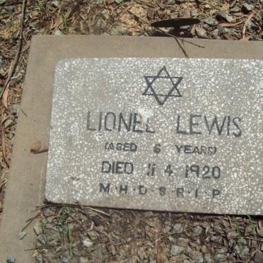 LEWIS Lionel -1920