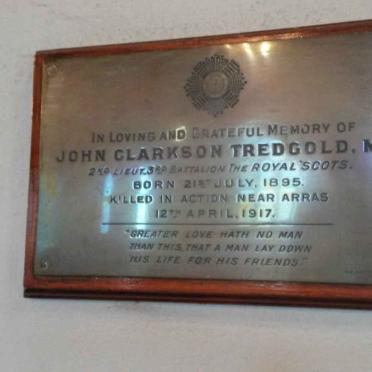 TREDGOLD John Clarkson -1917