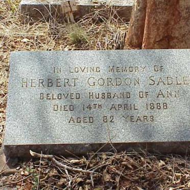 SADLER Herbert Gordon -1968 &amp; Ann -1970  