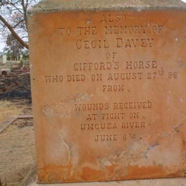 DAVEY Cecil -1896
