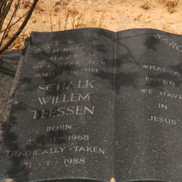 TEESSEN Schalk Willem 1968-1988