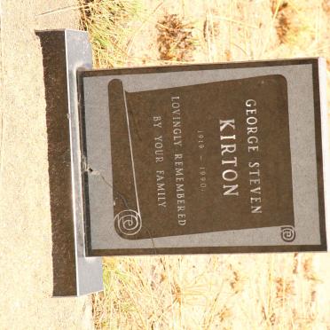 KIRTON George Steven 1919-1990