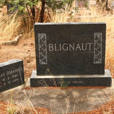 BLIGNAUT Nicholas Johannes 1895-1973 &amp; Maria Petronella 1891-1971
