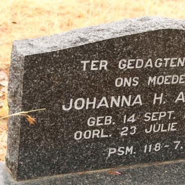 LOCK Johanna H. A. 1900-1968