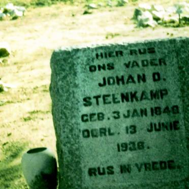 STEENKAMP Johan D. 1848-1938