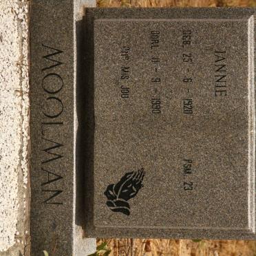 MOOLMAN Jannie 1920-1990