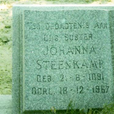 STEENKAMP Johanna 1891-1967