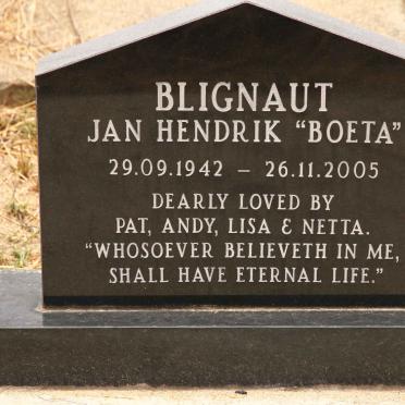 BLIGNAUT Jan Hendrik 1942-2005