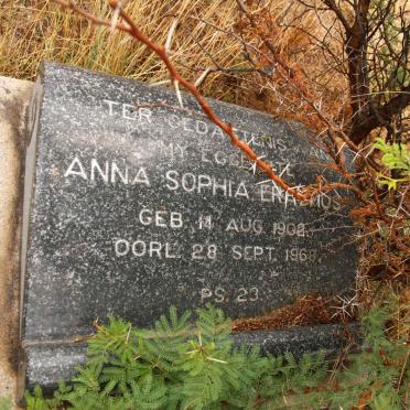 ERASMUS Anna Sophia 1902-1968