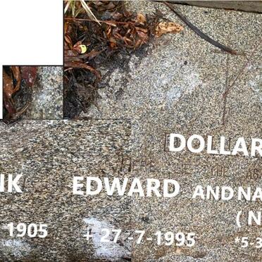 DOLLAR Frank Edward 1905-1995 & Nancy Melicent ST. QUINTIN 1911-1999