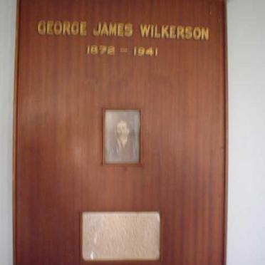 WILKERSON George James 1872-1941