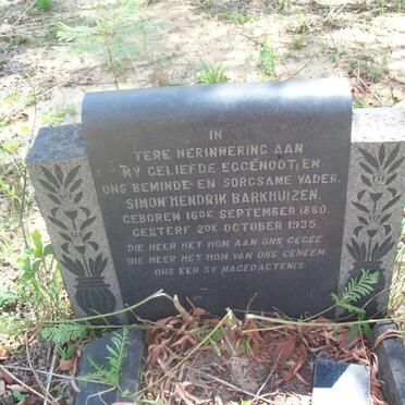 BARKHUIZEN Simon Hendrik 1880-1935