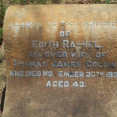 COLOIN? Edith Rachel -192? 