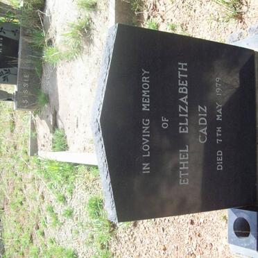 CADIZ Ethel Elizabeth -1979