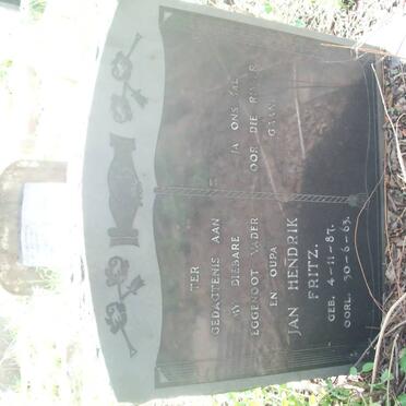 FRITZ Jan Hendrik 1887-1963