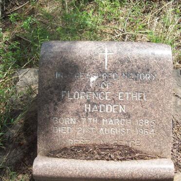 HADDEN Florence Ethel 1885-1964