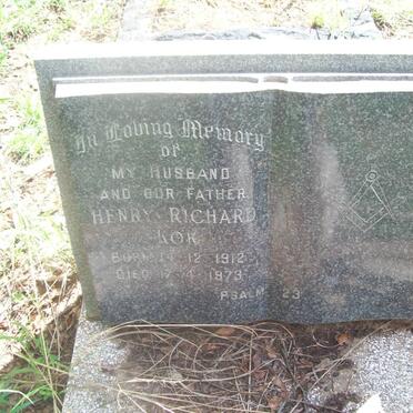 KOK Henry Richard 1912-1973