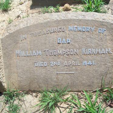 KIRKMAN William Thompson -1941