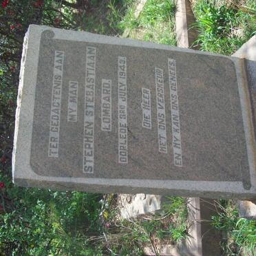 LOMBARD Stephen Stebastiaan -1943