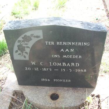 LOMBARD W.C. 1875-1968