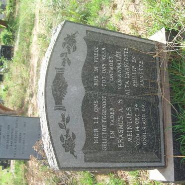 MEINTJES Erasmus A.S. 1934-1969