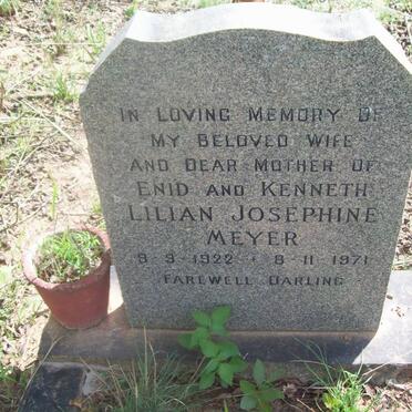MEYER Lilian Josephine 1922-1971