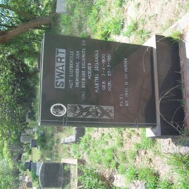 SWART Martha Susanna 1900-1961