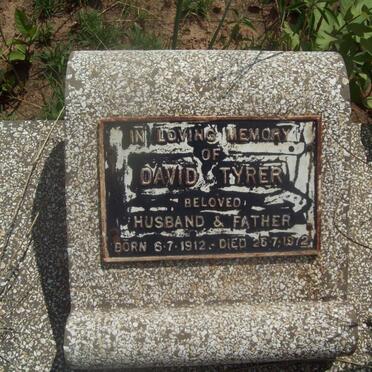 TYRER David 1912-1972