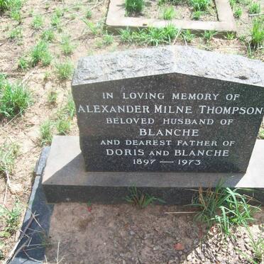 THOMPSON Alexander Milne 1897-1973