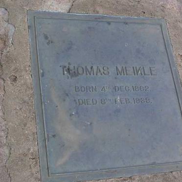 MEIKLE Thomas 1862-1939